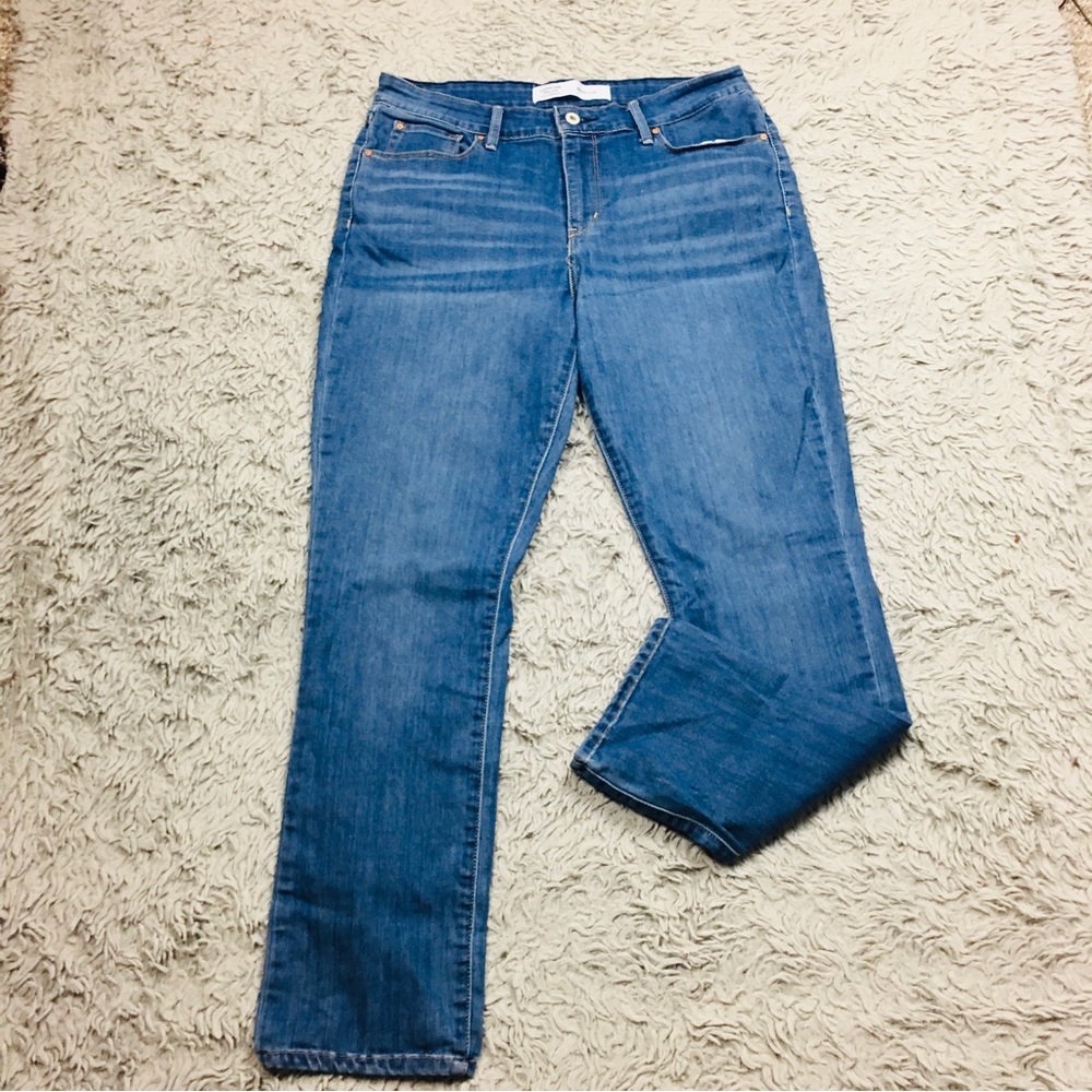 Levi’s Mid Rise Slim Jeans Blue Size 32
